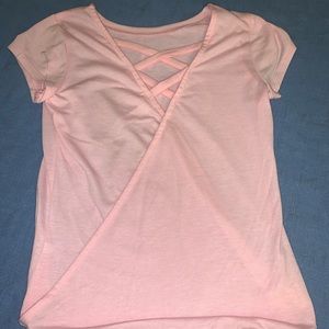 Girls light pink shirt